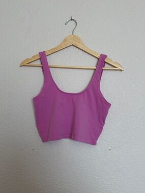 Free People Scoop Neck Cropped Tank